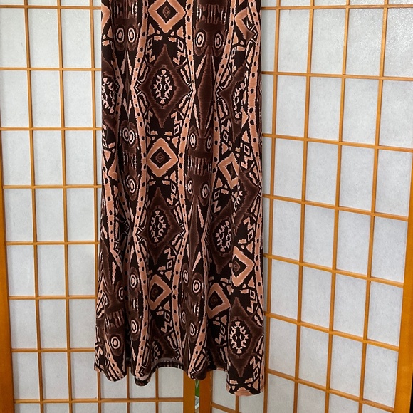 Unbranded super stretch tribal print maxi skirt - Picture 3 of 9
